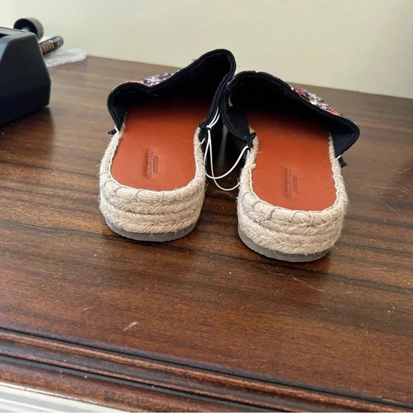 American Eagle Embroidered Boho Espadrille Mules Size 10 - Picture 7 of 7